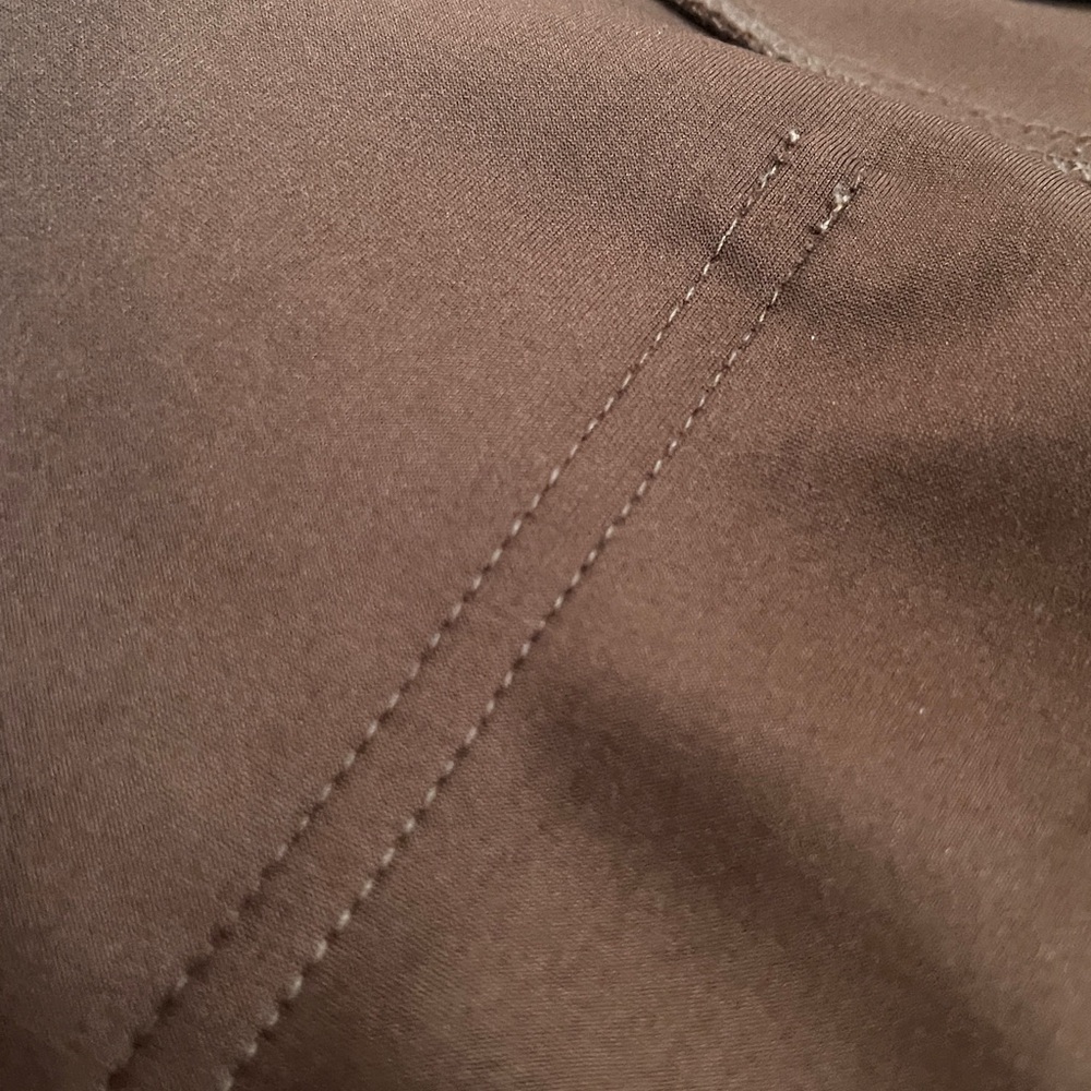 NWT...Forever 21 Brown Boot Cut Suede-Look Pants - Picture 11 of 12